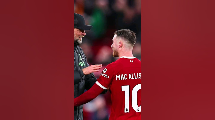 👆🏻 Impresionante el gol que hizo Mac Allister - Liverpool vs Sheffield United