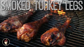 Smoked Turkey Legs On The Weber Charcoal Grill | Turkey Leg Recipe
