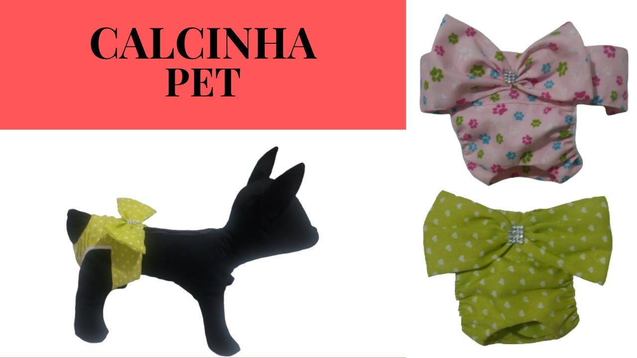 #V16 - CALCINHA HIGIÊNICA PET- PRÁTICA E FÁCIL