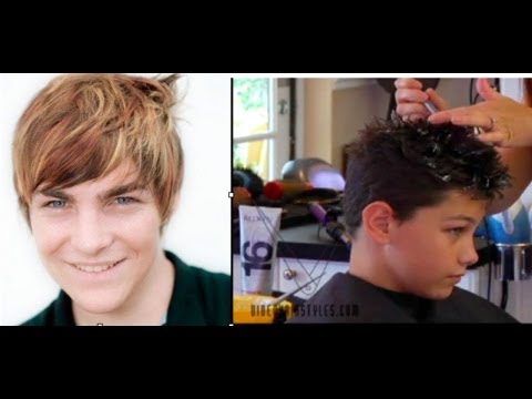 For moms! Boys Haircut and highlights - YouTube