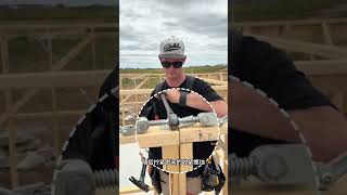 美国工人施工误差其实还蛮大的 #美国房子 #木工 #解压