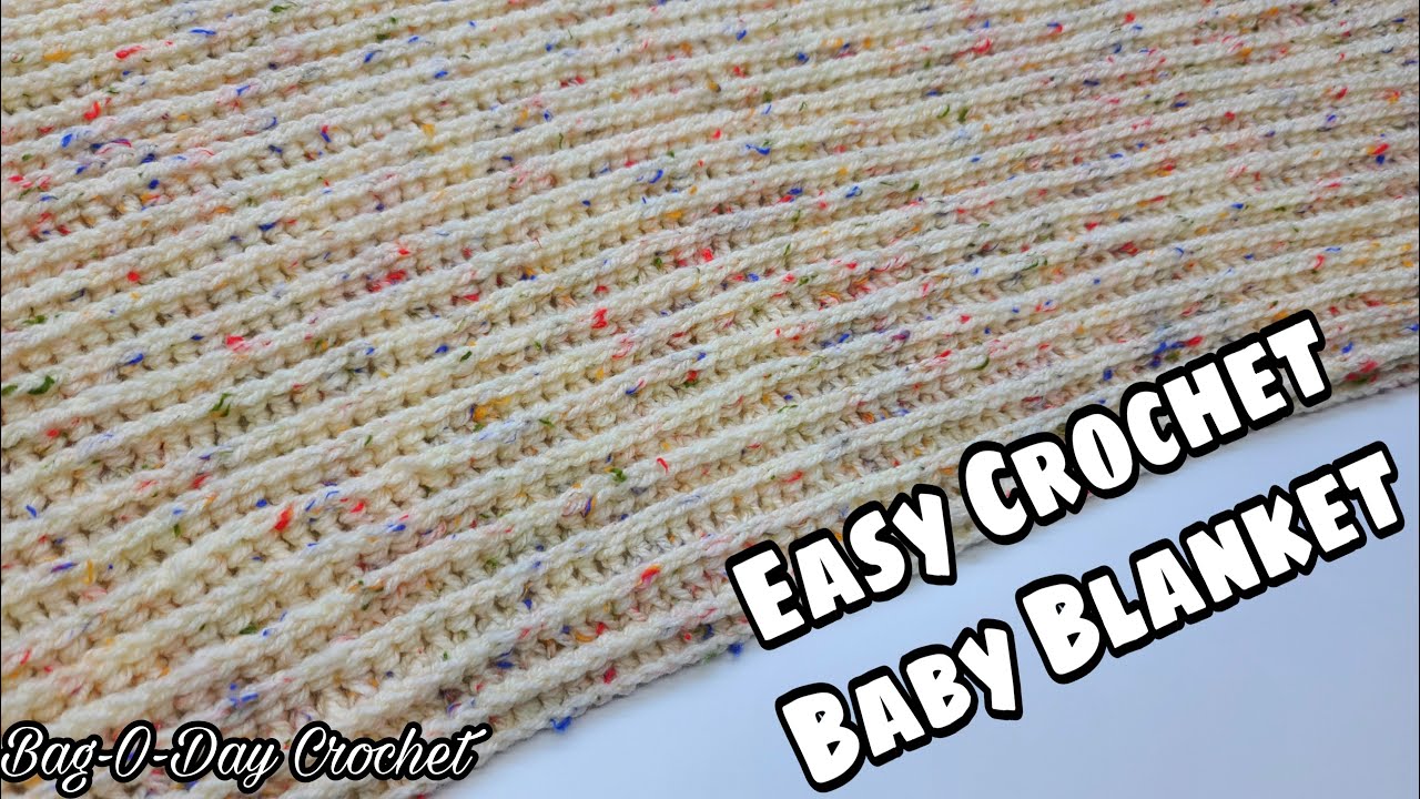 Ombre Classic Crochet Blanket Pattern Tutorial 