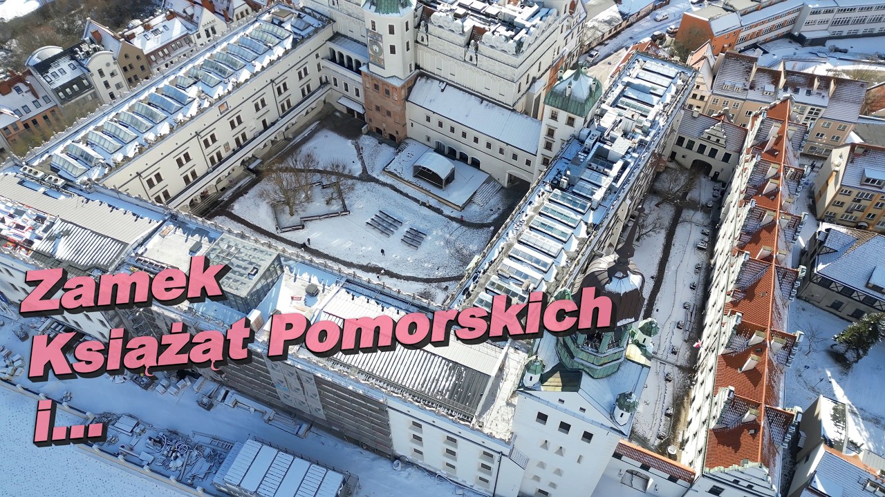 2026. 4K Dron. Szczecin. Zamek Książąt Pomorskich i...