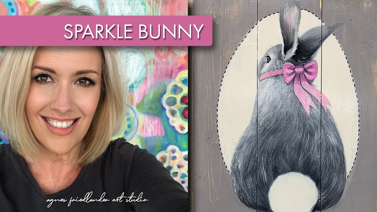 SPARKLE BUNNY - ADDING RESIN TO THE LARGE VERSION - YouTube