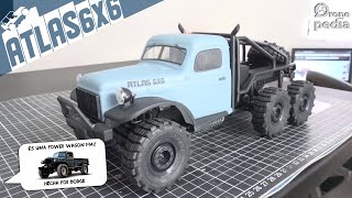 INCREIBLE Atlas 6x6 de FMS, ¡MI MICRO CRAWLER FAVORITO! |DRONEPEDIA