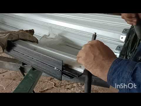 CORTINA ENROLLABLE DE METAL,fabricación e instalación