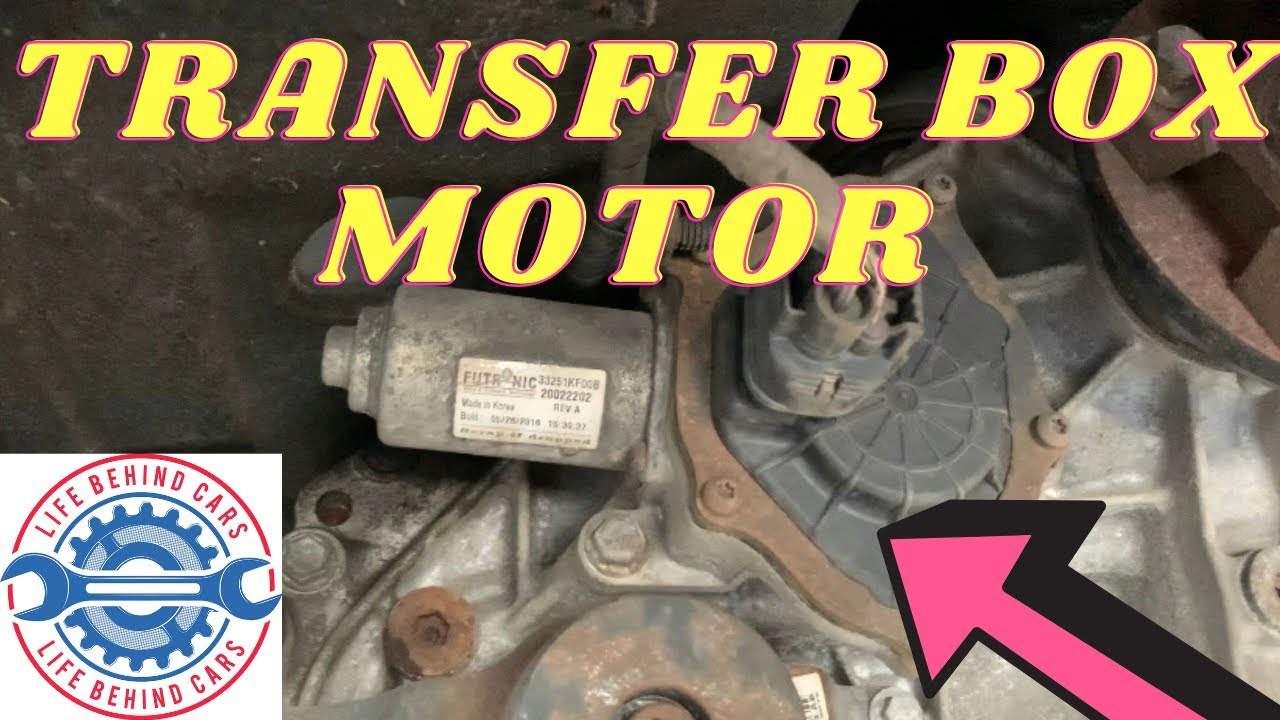 Ford Ranger Transfer Box Actuator Motor Location - YouTube