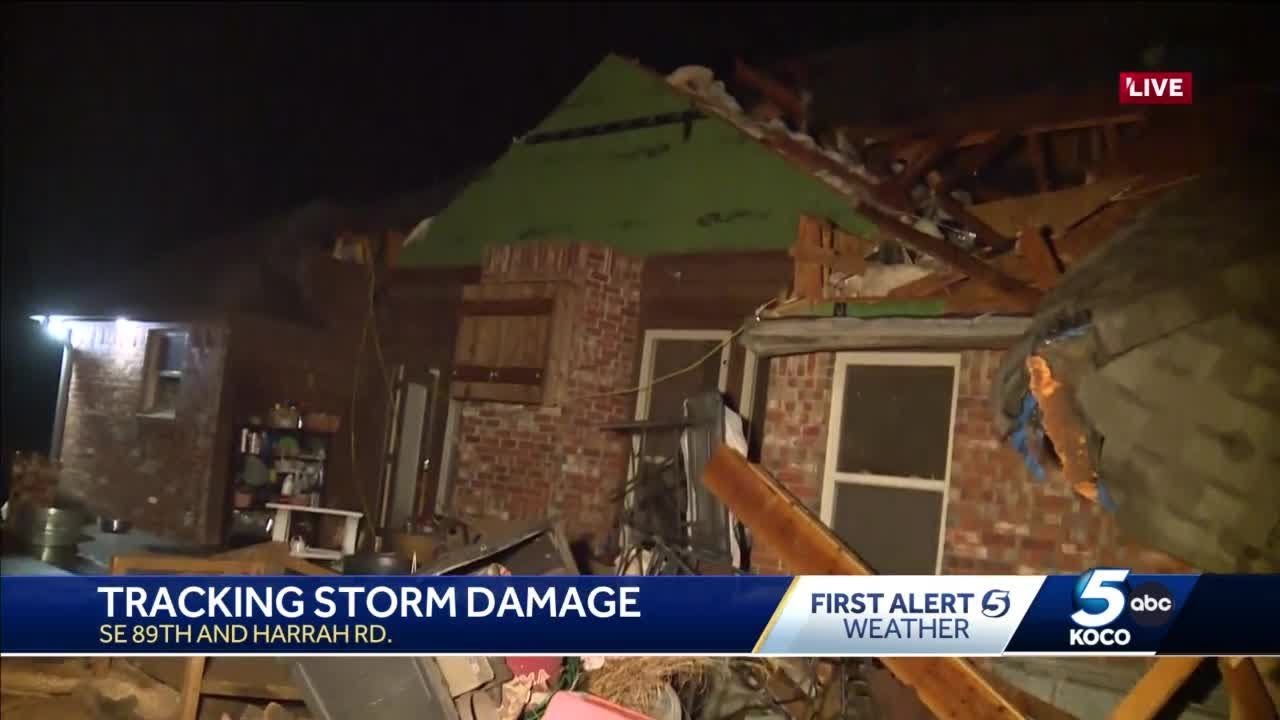 Homes destroyed after severe storms hit McLoud - YouTube