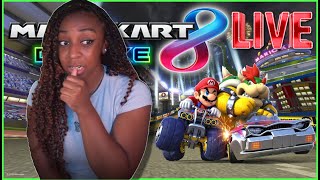 I CLEARLY NEED PRACTICE...THEY CARRIED ME!!! | Mario Kart 8 Deluxe w/ Friends