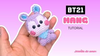 MANG BT21 Amigurumi Tutorial Patrón en Video Español e Ingles