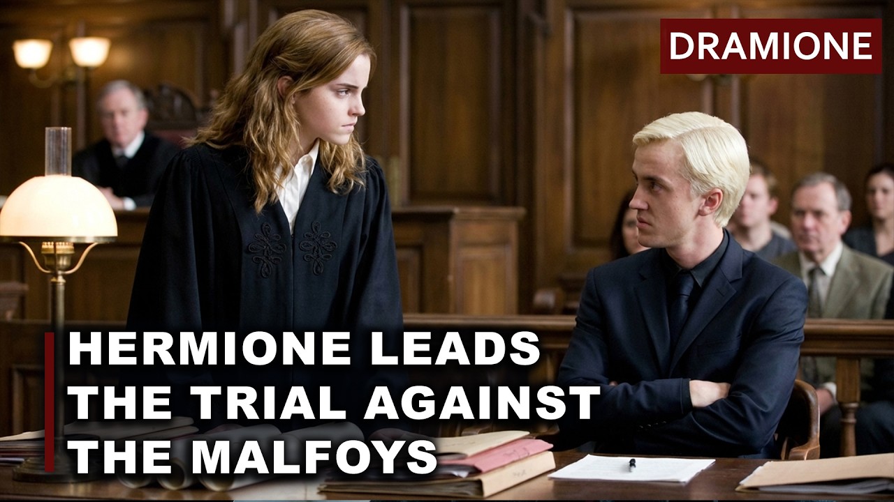 Hermione leads the trial against the Malfoys | Dramione (Harry Potter) Fanfiction