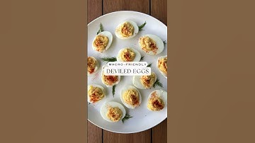 Macro-Friendly Deviled Eggs 🥚
