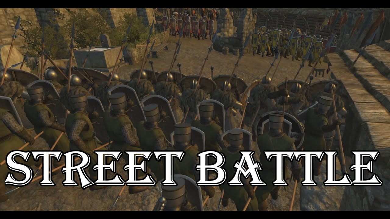 350 players in insane Bannerlord street battle
