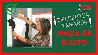 PINZA DE BUSTO Entallada semi entallada y suelta