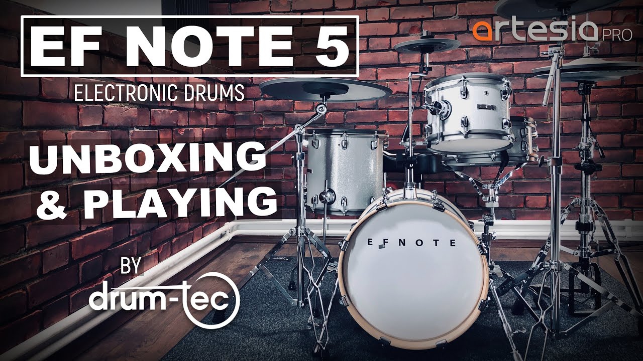 Efnote 5 E-Drum Kit batterie électronique compacte - 4 piè