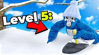 I Went SKIING Inside of GORILLA TAG! #gorillatag #skiing