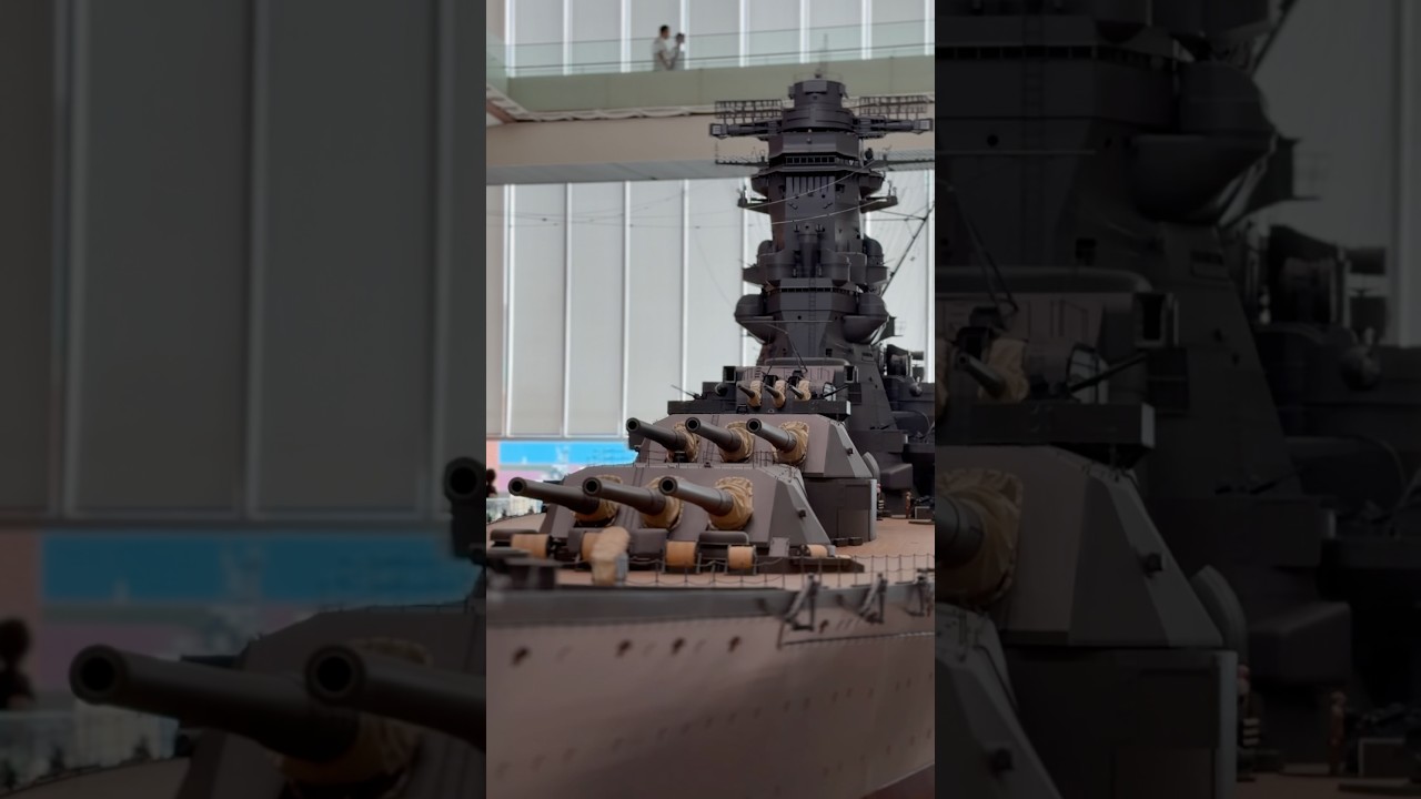 改修された世界最大最強の戦艦「大和」を見てきた Battleship Yamato #shorts #戦艦大和 #日本海軍 #navy #battleship