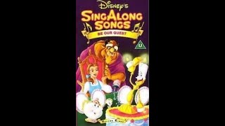 Opening to Disney s Sing Along Songs Be Our Guest UK VHS