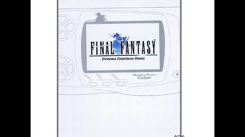 Final Fantasy official complete guide WonderSwan available on Happyxel Retrogaming