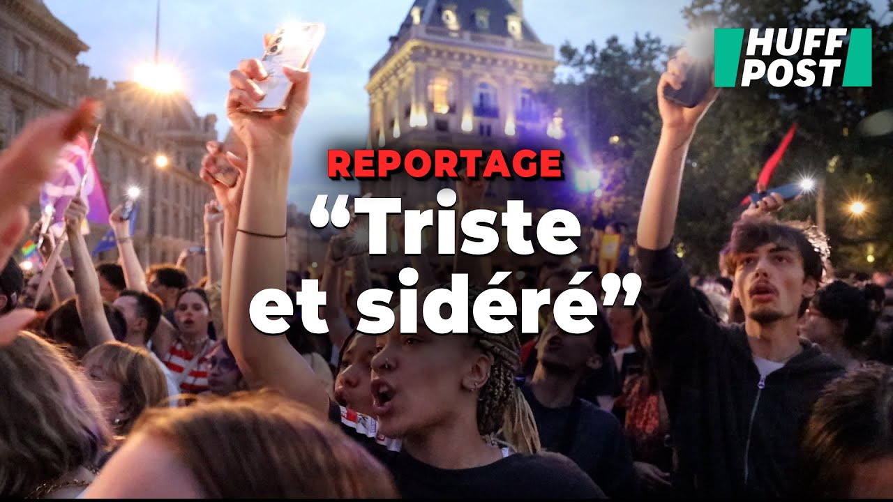 Après les résultats des législatives 2024, rage et tristesse place de la République à Paris