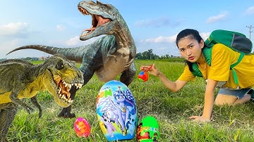 Chang cady lấy trộm trứng khủng long - Lạc vào thế giới khung log Part 1 - Jurassic World Fan Movie