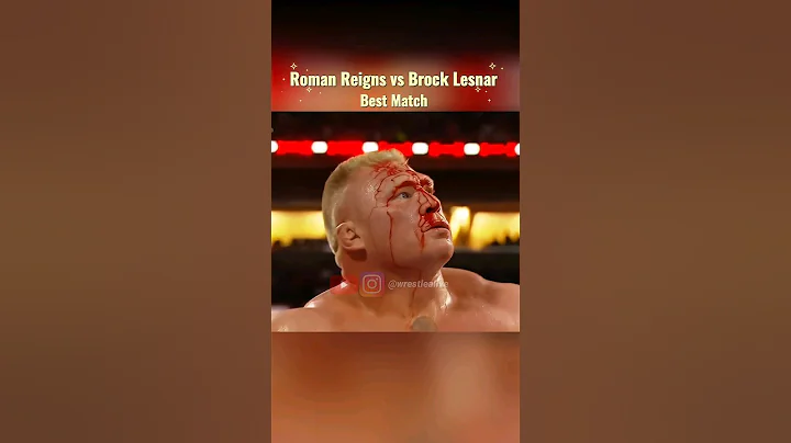 Roman Reigns vs Brock Lesnar best Match #romanreigns #brocklesnar
