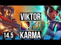 Viktor vs karma mid  813  euw challenger  145