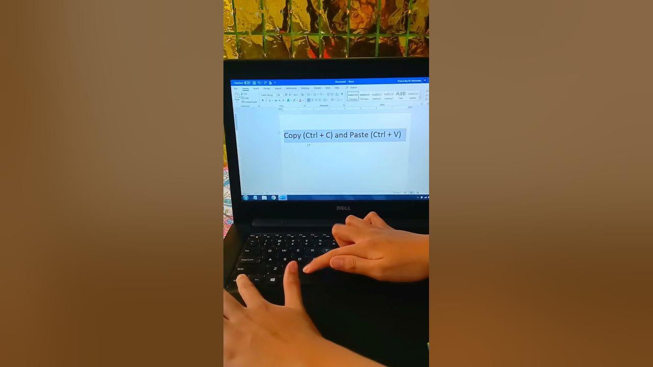 How to Copy and Paste. Microsoft Office Copy Paste Shortcut. Paano Mag ...