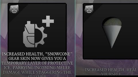 Roblox survive the night (snowcone gear) And (Brain Freeze perk) showcase