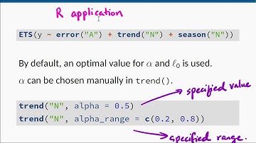 Exponential Smoothing: Simple Exponential Smoothing contd. (Part 3)