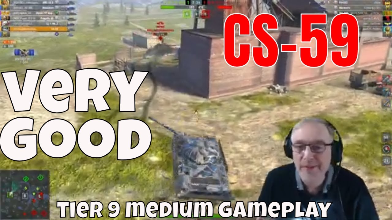 CS-59 Tier 9 Medium Tank Gameplay #wotb #wotblitz - YouTube