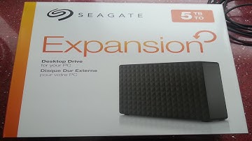 Seagate Expansion 5TB USB 3.0 Desktop Hard Drive - Speedy Unboxing from Argos