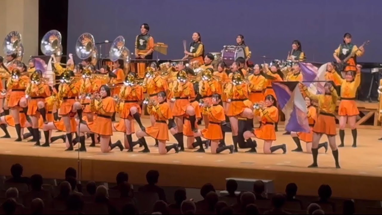 Kyoto Tachibana SHS Band.Heart Bond Concert 2025,Marching stage.(SWING×3)