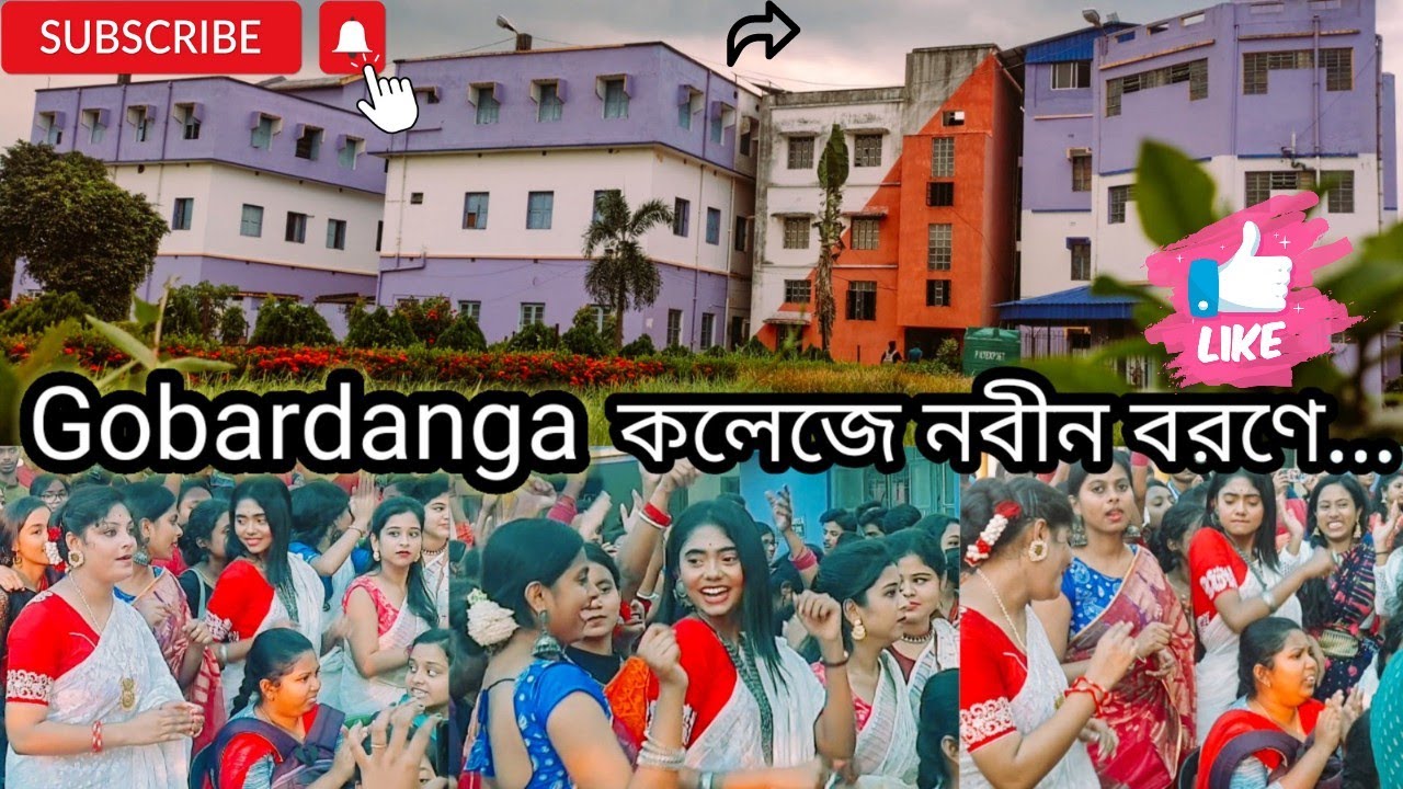 #GOBARDANGA | গোবরডাঙ্গা হিন্দু কলেজে নবীন বরণ |😍| আমরা সবাই একসাথে খুব মজা করলাম |🥰| @bongarohi