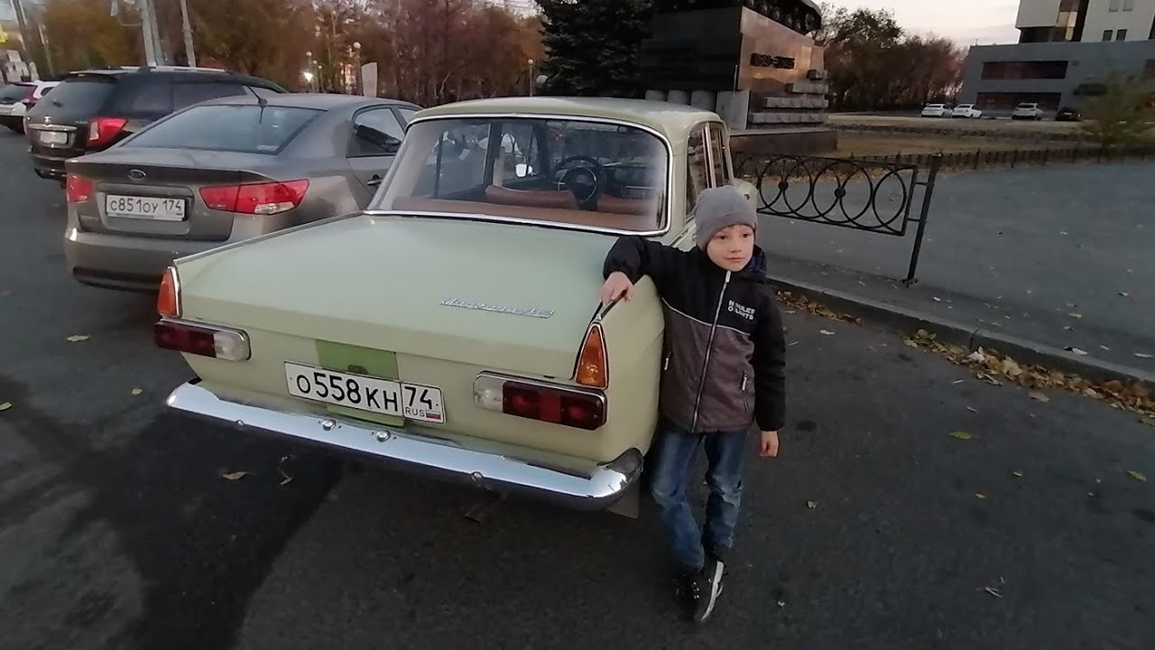 Москвич 412 медленно крутит стартер. - YouTube