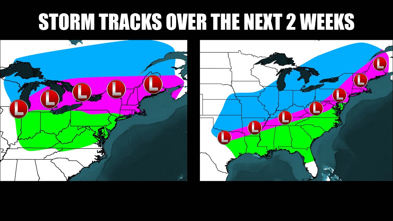 Big Winter Storms On The Way - YouTube