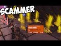 Dumbest Scammer Gets Scammed For 10 + GUNS! - Fortnite Save The World