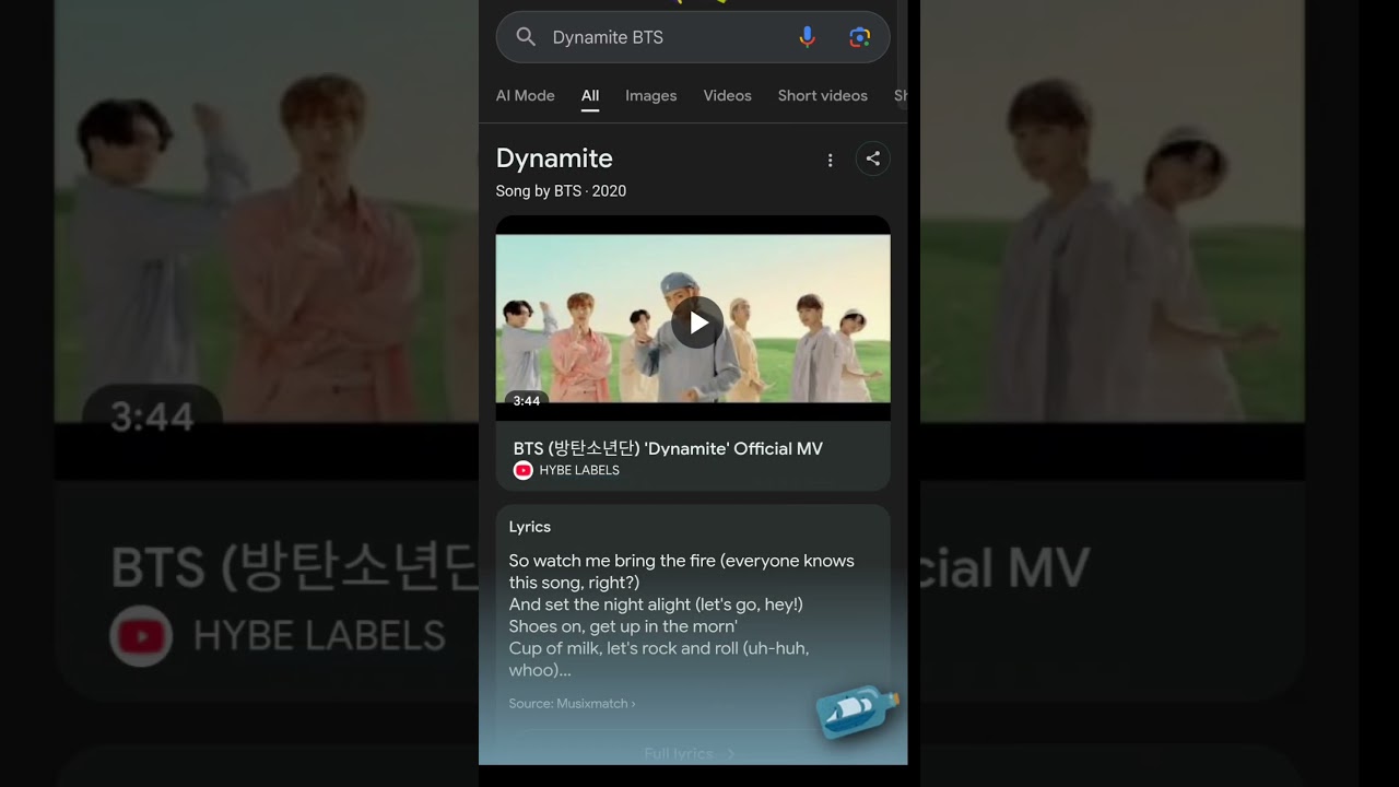 OMG ARMY😭 if you search BTS on Google right now you’ll get a whole scavenger hunt GO CHECK IT OUT!!🔥