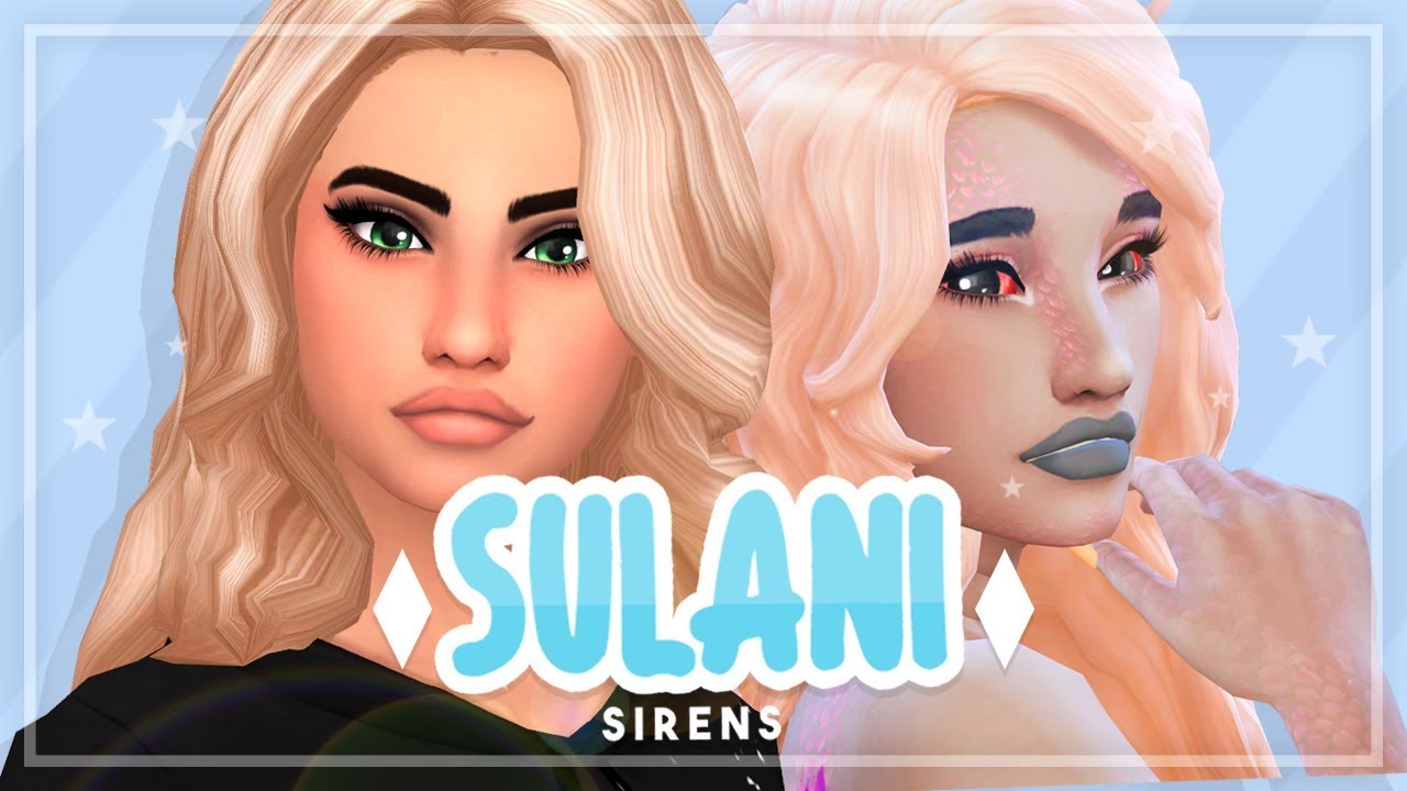 SIRENS OF SULANI // The Sims 4 Create a Sim Collab w/ pyxelsims! 🌊🧜