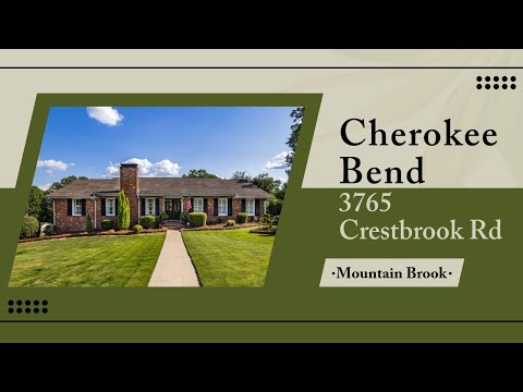 3765 Crestbrook Road, Mountain Brook, AL home video tour