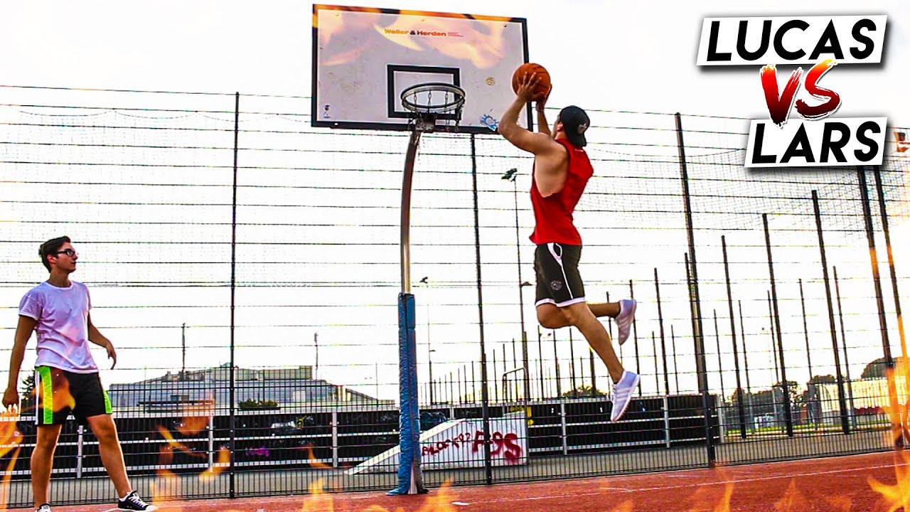 BASKETBALL CHALLENGE LUCAS VS LARS !! YouTube