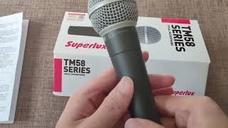 Download Lagu 舒伯乐SuperLux Tm58超值性价比人声动圈麦克风开箱 MP3