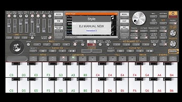 DJ MANUAL NEW KN7000 SET ORG 2021 VERSI KN7000