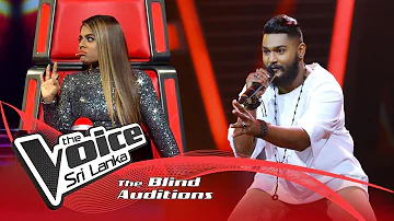 Nuwanga Samarasinghe - Hanika Warew Kollane(හනික වරෙව් කොල්ලනේ)|Blind Auditions |The Voice Sri Lanka