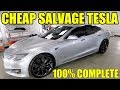 My CHEAP SALVAGE AUCTION Tesla Is 100% COMPLETE! Final Detail, Tints & Self-Healing Wrap Install!