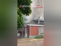 В центрі Житомира виникла пожежа в одноповерховому будинку