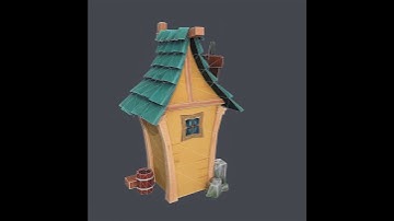 3D Stylized House - Free Download