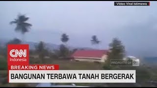 Viral! Bangunan Terbawa Tanah Bergerak