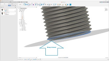 Fusion 360 - The perfect chamfer threads - Not the normal way! - PART#2