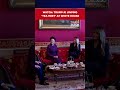 Trump &amp; Xi Jinping Meet Over Tea At White House With First Ladies | Watch Video #shorts